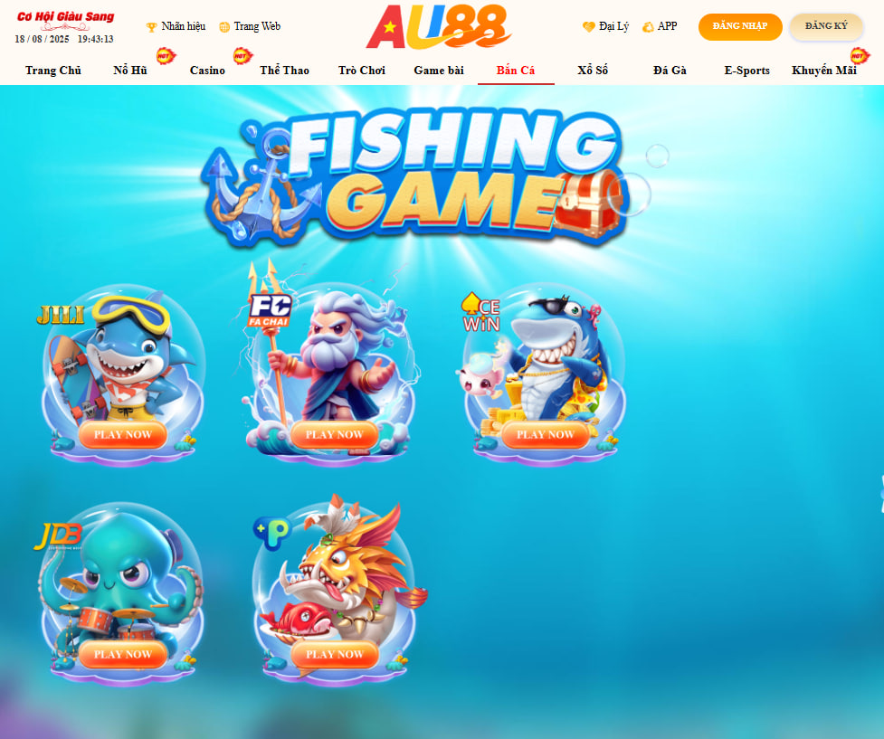 AU88 – Trang Chủ Chính Thức A88 Uy Tín 2026 | Link Đăng Nhập Mới Nhất 25 Tại sảnh bắn cá Online bạn có thể trải nghiệm đa dạng các bộ môn giải trí để kiếm tiền Online